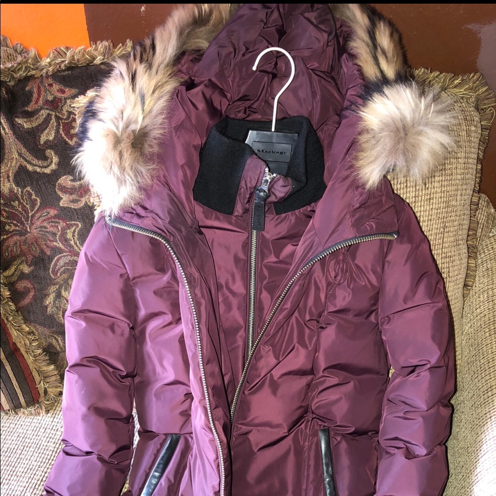 Mackage Romaine Bomber w/ fur hood